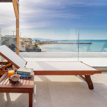Wave, An Idyllic Seafront Suite By Nirousuites Kokkini Hani المظهر الخارجي الصورة