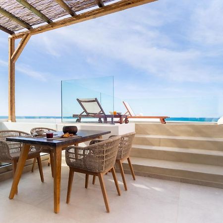Wave, An Idyllic Seafront Suite By Nirousuites Kokkini Hani المظهر الخارجي الصورة