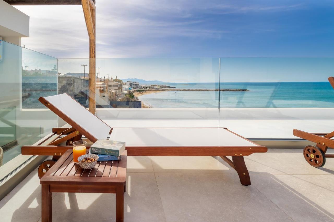 Wave, An Idyllic Seafront Suite By Nirousuites Kokkini Hani المظهر الخارجي الصورة