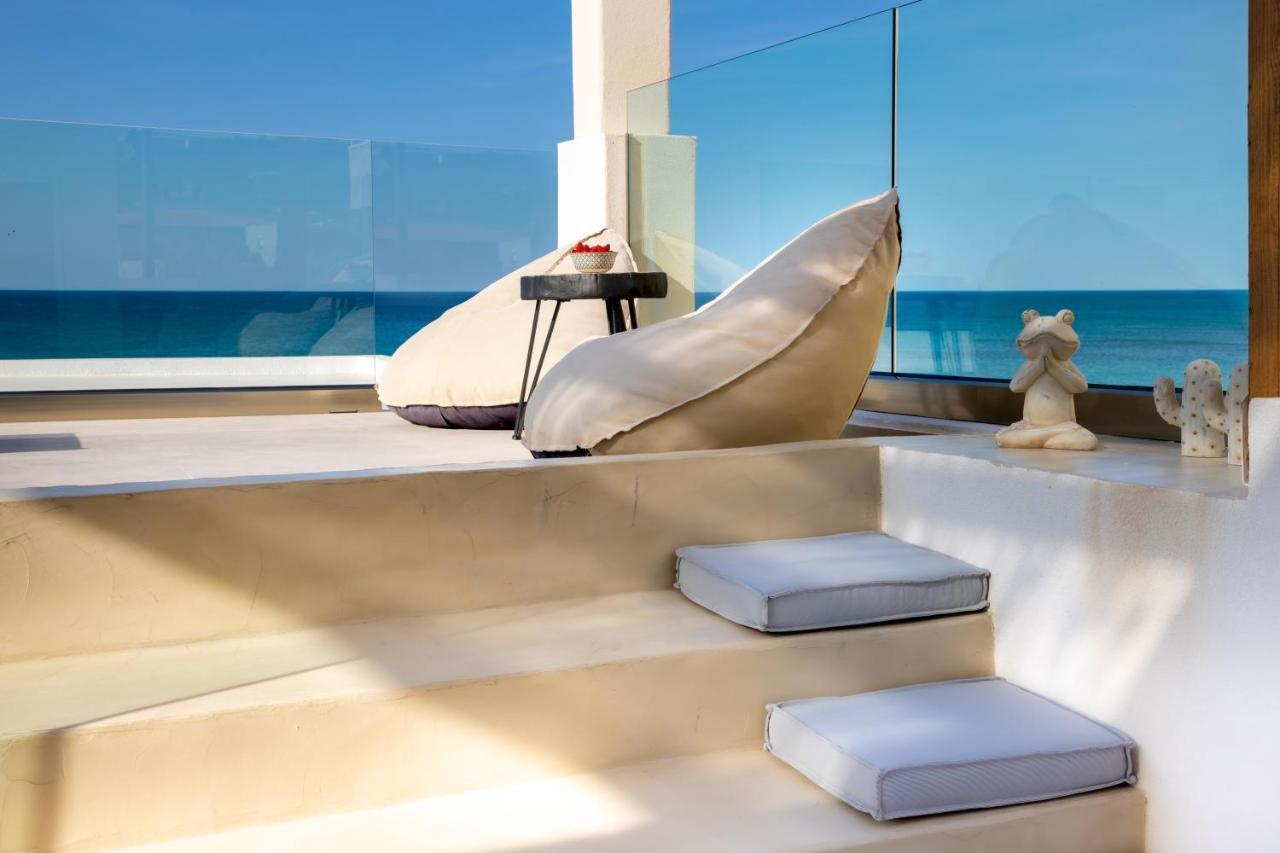 Wave, An Idyllic Seafront Suite By Nirousuites Kokkini Hani المظهر الخارجي الصورة