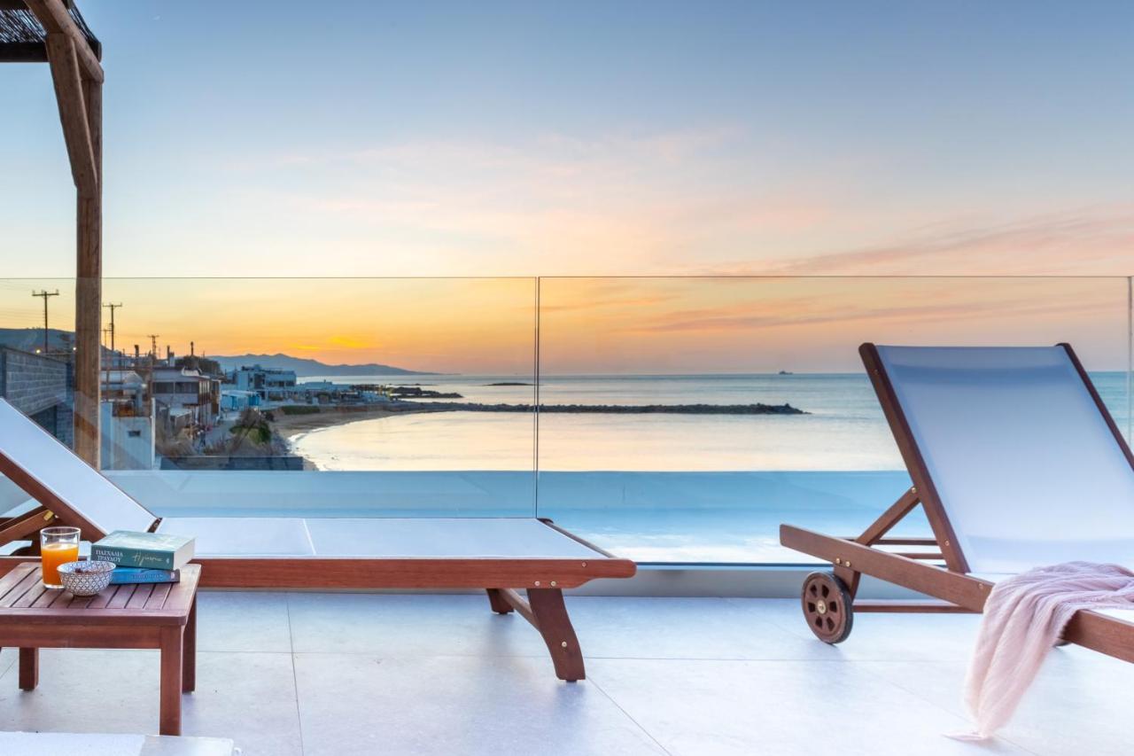 Wave, An Idyllic Seafront Suite By Nirousuites Kokkini Hani المظهر الخارجي الصورة