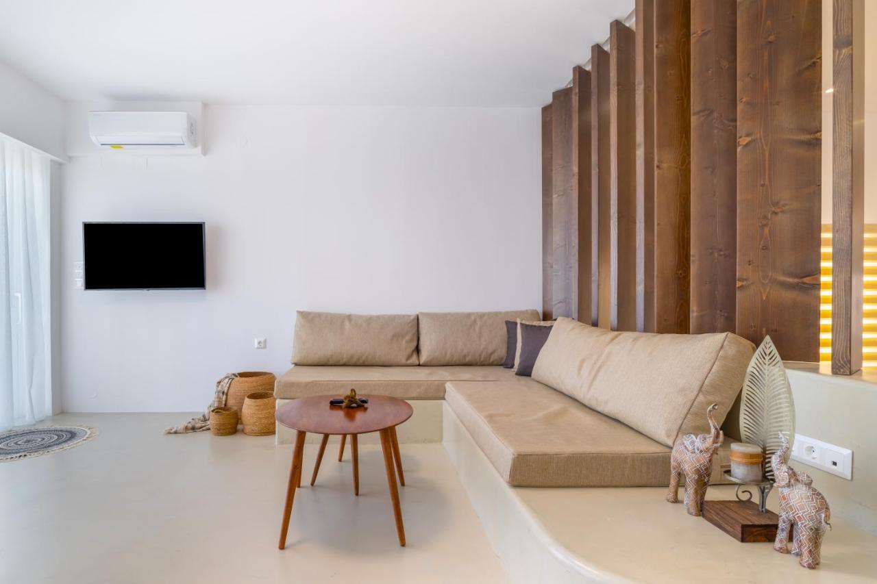 Wave, An Idyllic Seafront Suite By Nirousuites Kokkini Hani المظهر الخارجي الصورة
